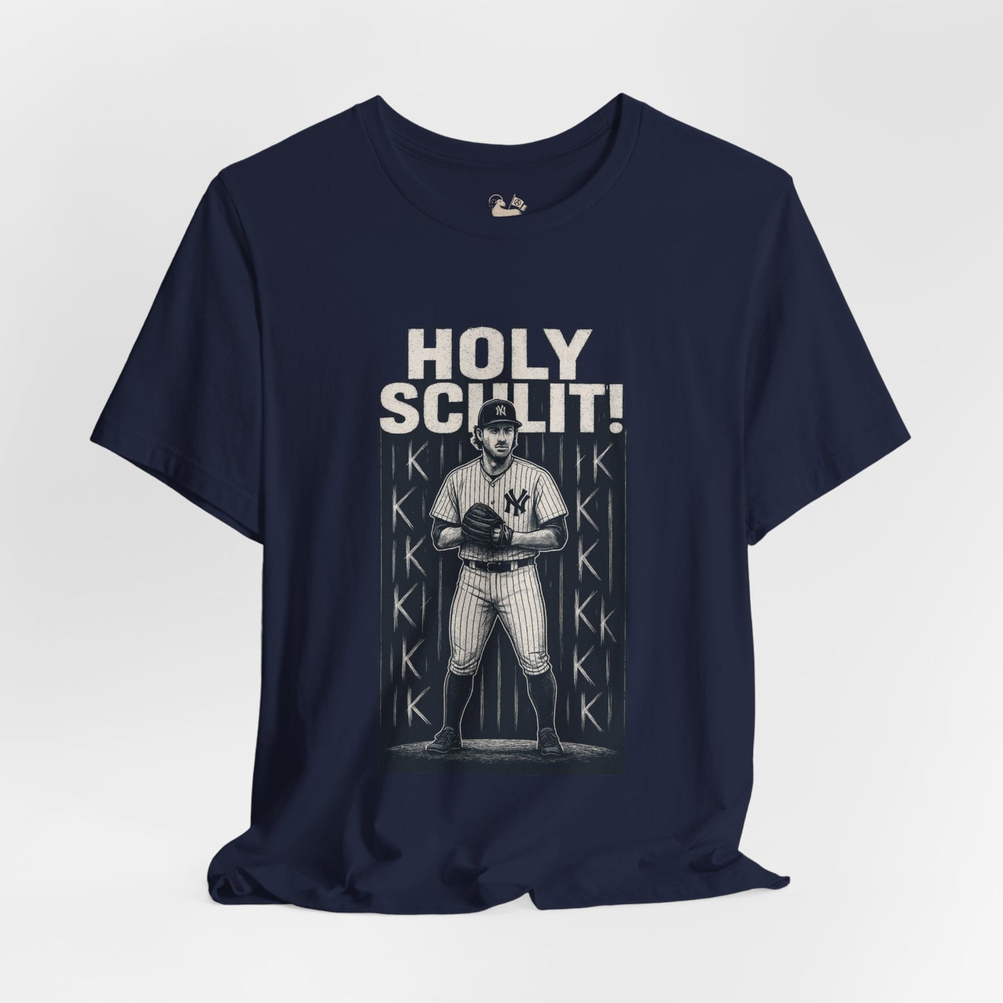 Holy Schlit! — Cam Schlittler 12K Bronx Tee (Navy)