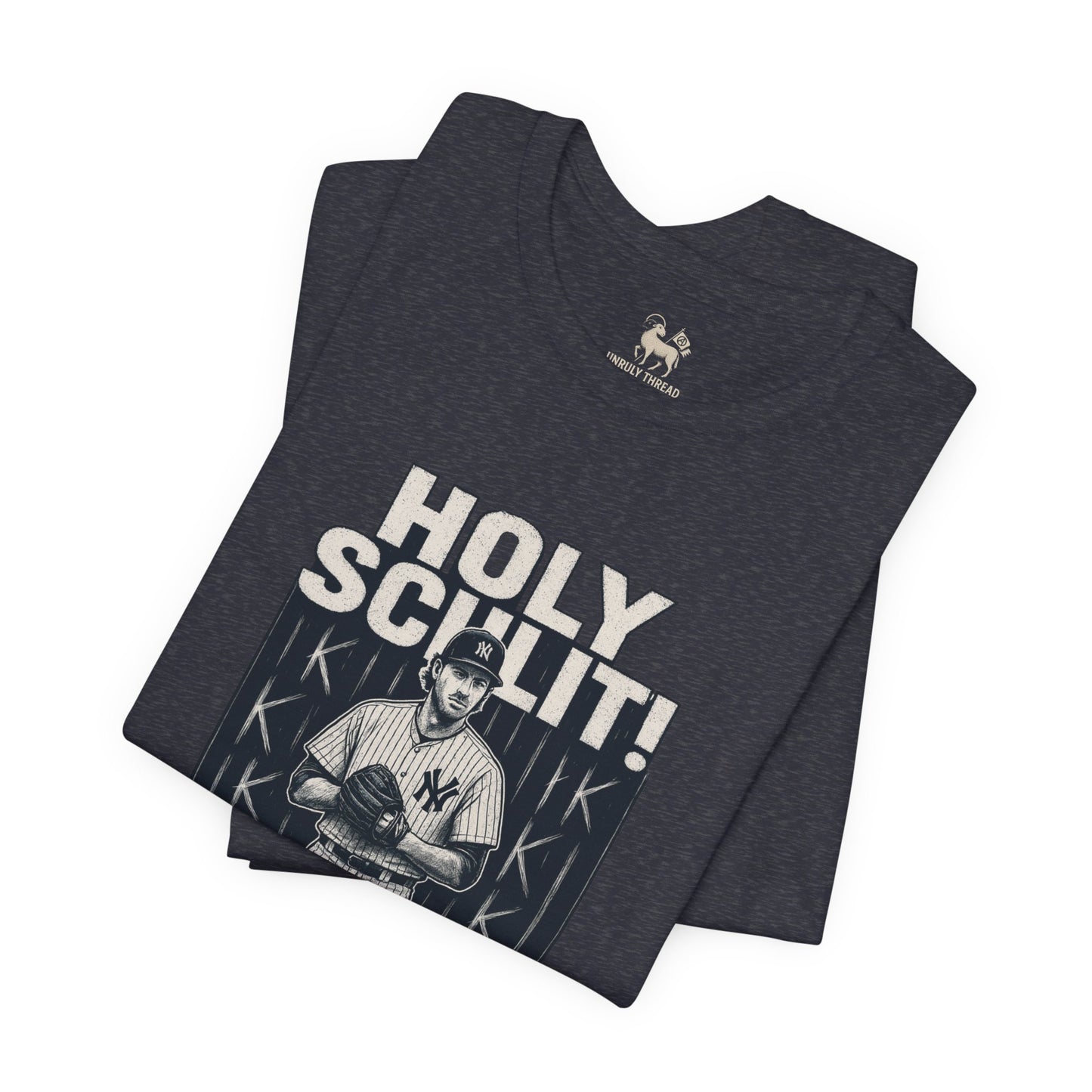 Holy Schlit! — Cam Schlittler 12K Bronx Tee (Navy)