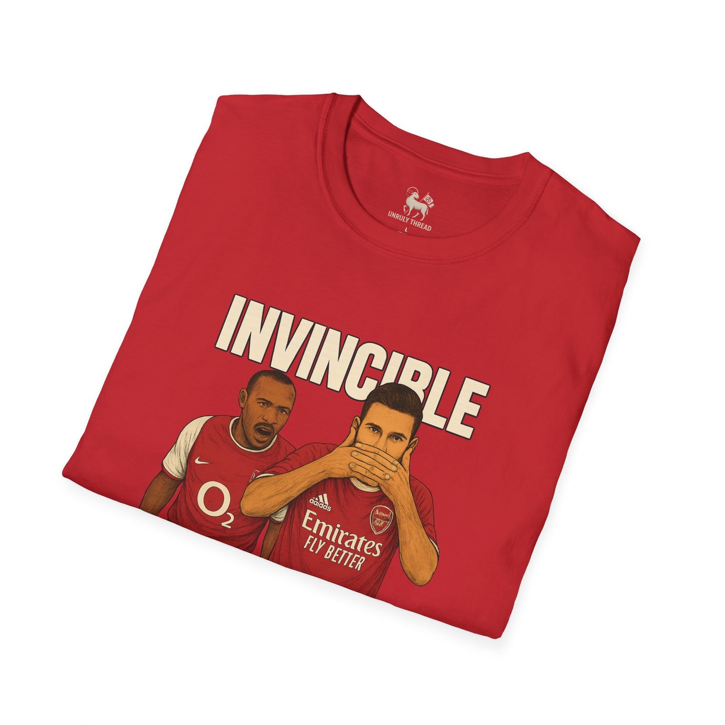 INVINCIBLE: Arsenal Legacy Tee ft. Henry & Gyökeres | Unisex Softstyle Shirt