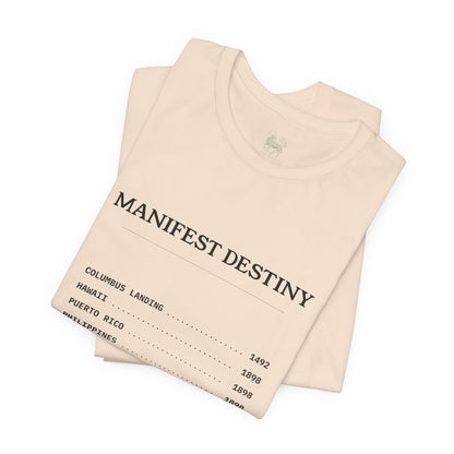 Manifest Destiny Timeline Tee | Political History Shirt