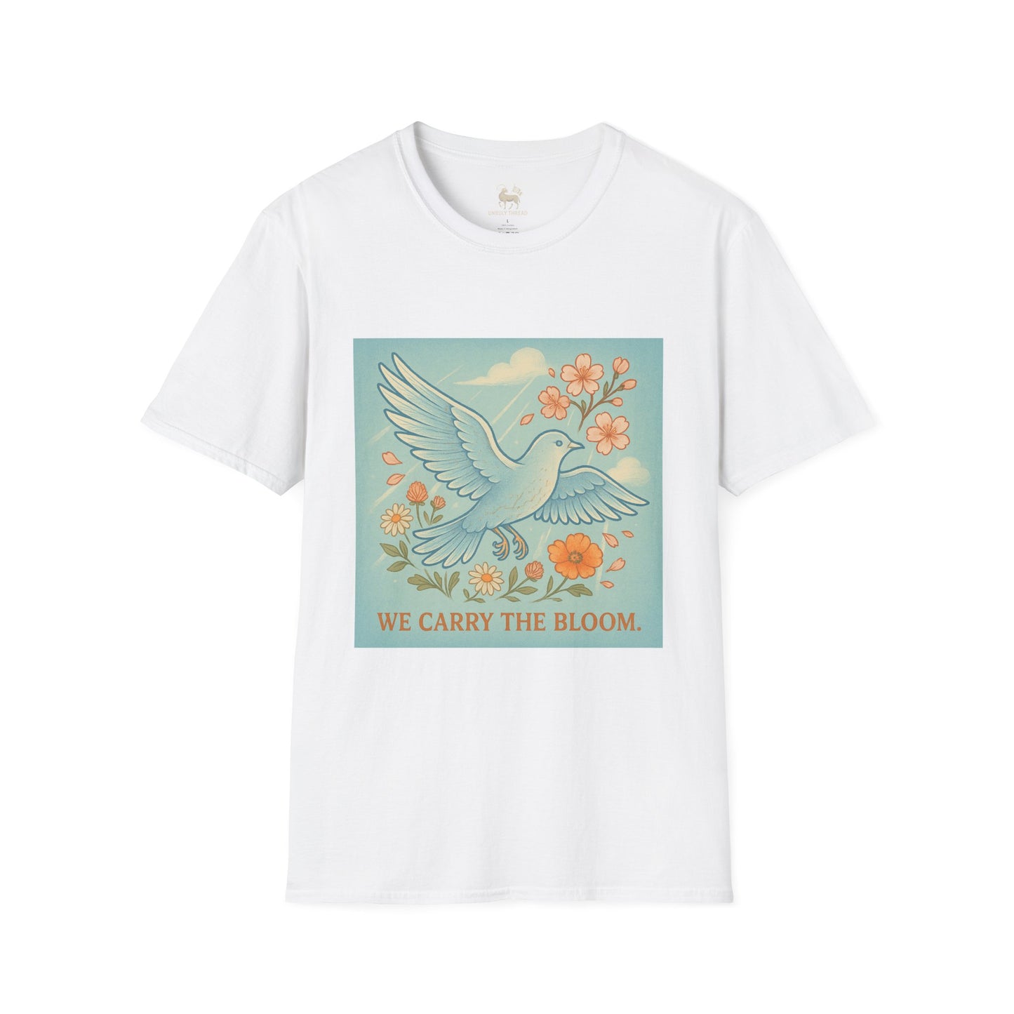 Stage 3 – We Carry the Bloom   | Unisex Softstyle Protest Shirt