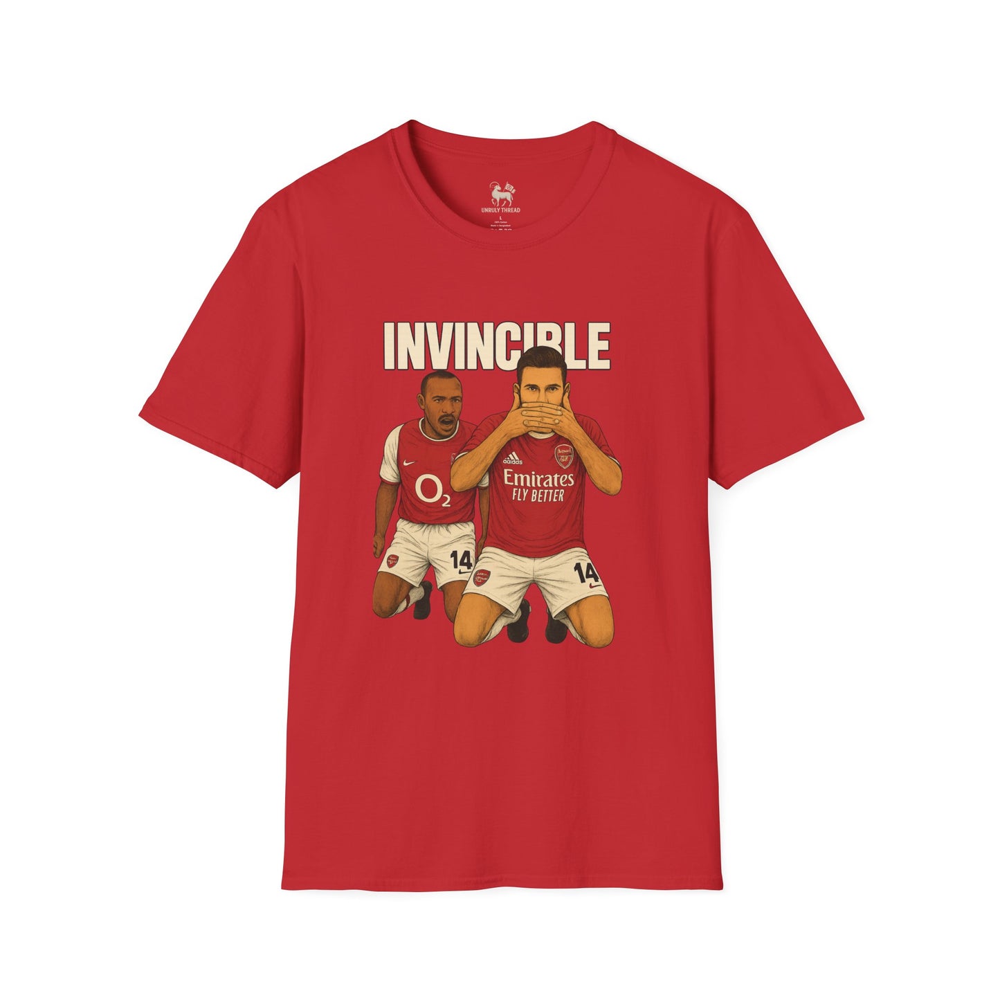 INVINCIBLE: Arsenal Legacy Tee ft. Henry & Gyökeres | Unisex Softstyle Shirt