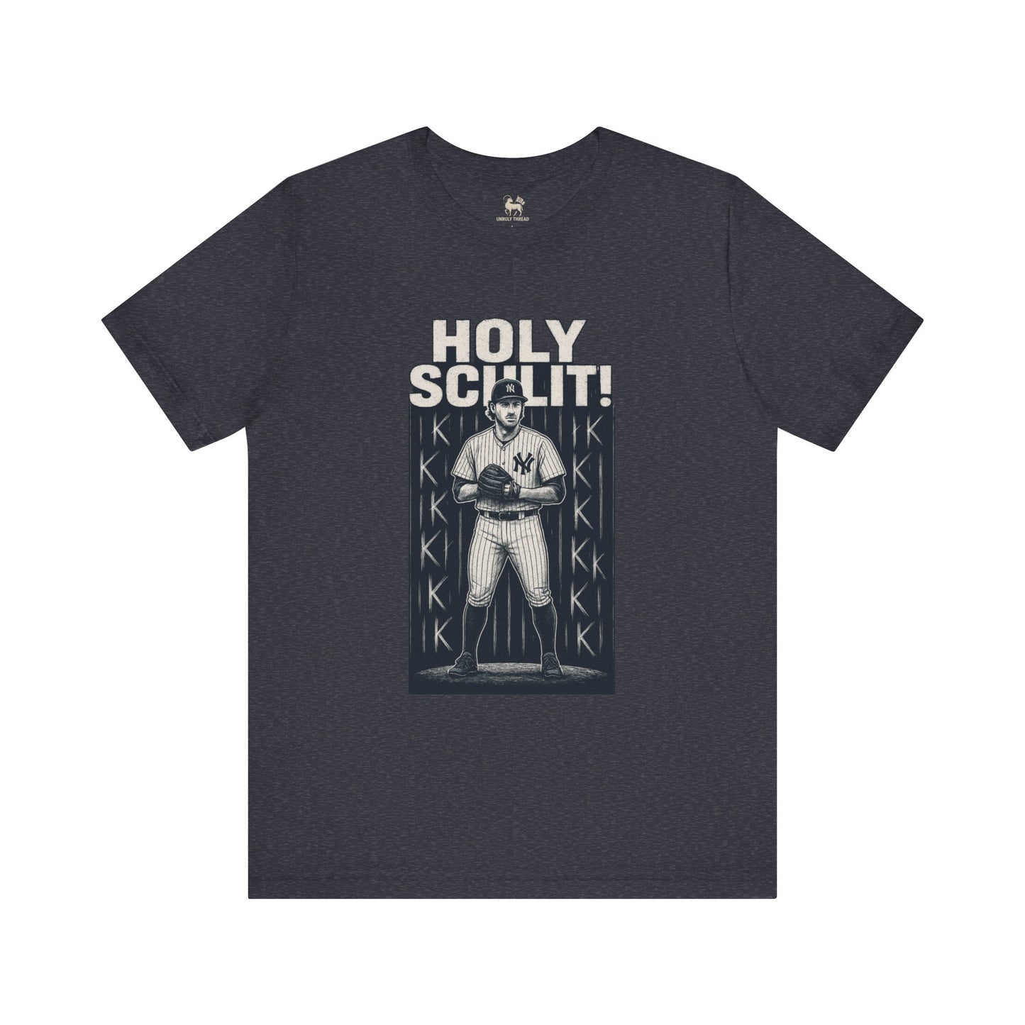 Holy Schlit! — Cam Schlittler 12K Bronx Tee (Navy)