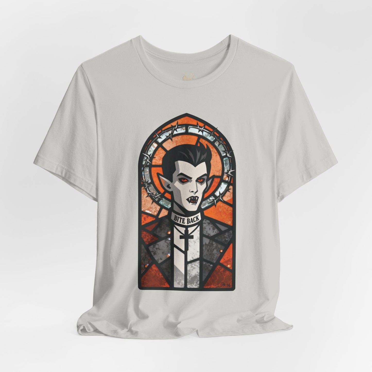 Saint Dracula T-Shirt – Punk Saint Vampire Graphic Tee