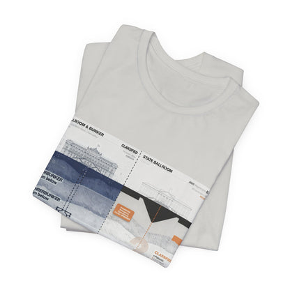 BALLROOM & BUNKER | Architectural Infographic Tee – Unisex Protest Shirt | Streetwear Washington D.C. Edition