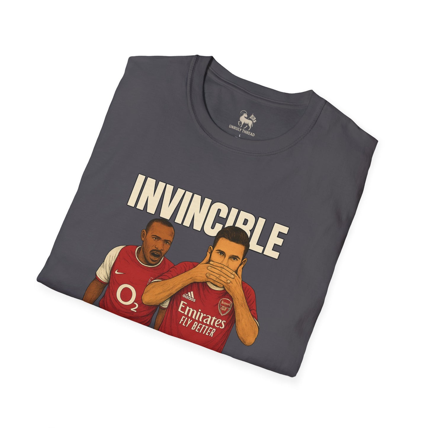 INVINCIBLE: Arsenal Legacy Tee ft. Henry & Gyökeres | Unisex Softstyle Shirt